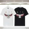 Men Designer Tees Black Cotton T-Shirts Summer Loose Tops Fashion Hip Hop Short Sleeve Tanks Printed Tees