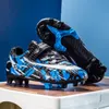 Nieuwe klittenbandsluiting voetbalschoenen jongens meisjes kinderen buiten grastraining voetbalschoenen modetrend sneaker