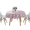 Table Cloth Concentrated Round Tablecloth Plastic PVC Waterproof Washed And Oil -resistant