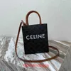 Selins's Modedesigner-Handtaschen aus Leder, Luxus-Triomphe Real mit triumphaler alter Blumen-Einkaufstasche, Mini-Original-Vertikalausgabe, mit Original-Logo
