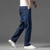 Men's Jeans 2024 Spring Summer Classic Pocket Men Fit Straight Thin Loose Jeans Cotton Middle Waist Business Casual Lightweight Pants L231220