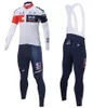 Tops 2024 IAM Team White Cycling Jersey Set с длинным рукавом весенняя осень на открытом воздухе MTB Cycling Clothing Road Bike Olde