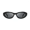 Солнцезащитные очки винтажные классические кошачий глаз для женщин и мужчин дизайнерские трендовые розовые панк-солнцезащитные очки в маленькой оправе ярких цветов UV400