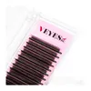 Makeup Tools Veyes Inc 6D W Shape Eyelash Extensions Veyelash Matic Flowering Double Tips 3D Bloom Premade Fans Soft Dense Individual Dhdcq