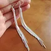 Boucles d'oreilles en peluche Fringe pour femmes longs glands et bijoux européens et mil de bijoux américain miss