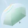 Paraplu's 2024 Mini Pocket Parasol Dames Licht Zonnig 15cm220g Cadeauwinkel Must Wear Parasol Mode
