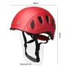 Caschi da arrampicata Casco da arrampicata su ghiaccio Comodo assorbimento del sudore Leggero Resistente all'usura Ammortizzatore Sicurezza Casco da arrampicata su roccia