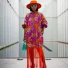 Vêtements ethniques mode robes africaines pour femmes 2023 Arrivée automne à manches longues imprimé maxi robe robe nigéria dinde africain vêtements