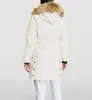 Femmes Designer Doudounes Manteau Long Parka Canada Canard Coupe-Vent Femmes Parkas Veste Col D'hiver Puffer Réel Manteau De Fourrure De Loup Arctic Hood Trim Doudoune