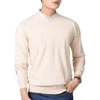 Pulls pour hommes Pull Touchant la peau Hommes légers Col V Couleur Solide Slim Fit Tricots Pull épais pour l'automne