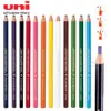 Crayon Japan Uni Color Drawing Pencil 7600 oljigt miljöskydd Tårpapper Crayonpull Line Crayon12 Art Stationery 231219