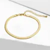 2021 einfache Mode Hochzeit Armbänder Ins Top Verkauf Schmuck 18K Gold Füllen Hohe Qualität Beliebte Frauen Schlange Armreif armband Gift275I