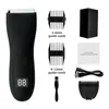 Okselhaar Schaamhaar Bikini Borst Trimmer Body Lies Baard Grooming Clipper Mannen Vrouwen Epilator LCD 231220