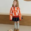 Pullover Girls Knitted Jacket 23 Autumn Winter PS New Girl's Sweater Baby Warm Top 2-12 Years Old Children's Clothes Reversible JacketL231215