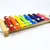 Andra fågelförsörjningar Färgglada hängande xylofon leksaksburtillbehör med klockor för kycklingpapego -paraki -budgier