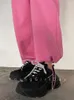 Pantalon femme 2023 surdimensionné rose joggers pantalons de survêtement femmes streetwear jogging sport mode coréenne décontracté pantalon large femme