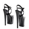 Sandals LAIJIANJINXIA 20CM/8Inch PVC Upper Sexy Exotic Women/Girl Platform Fashion High Heels Pole Dancing Shoes 085