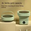 Mini Washing Machines Portable Home Small Folding Washing Machine Student Dormitory Underwear Socks Mini Cleaning Machine Laundry Bucket