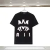 Men Plus Size Tees T-Shirts Tanks Fashion Spring Summer Streetwear Loose Cotton Tops White Letter Printed Tees