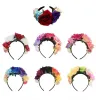 Headband Costume Rose Flower Crown Mexican Simulation Rose Flower Garland Photo Props Wedding Party Hairbands 1220