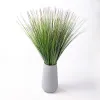 Fleurs décoratives 5 pièces grandes plantes de roseaux tropicaux artificiels faux oignon herbe bouquet en plastique arrangement de fleurs jardin familial mariage BJ