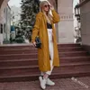 Women's Sweaters 2023 New S-5XL Female Cardigan Autumn Winter Hot Sale Fashion Solid Color Hooded Long Cardigan Sweater Twist Women Knit SweaterL231213