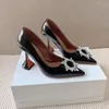 luksusowe designerskie buty na obcasach butów słonecznika krążka krążkowa prawdziwa jedwabna oryginalna skóra wygodna damska buty 10 cm obcasy duże rozmiar US 4-12 Fabryczne obuwie