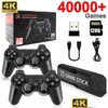 Lettori di giochi portatili Console video Gd10 Controller wireless 2.4G Uscita HD 4K Tv Giochi retrò 40 ematori 128G 40000Aggiungi 64Gb 30000Aggiungi Dhpqy