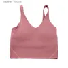 Tanques de mujer Camis Women Sports Yoga Bra u Back Secado rápido Atacialmente de alta calidad Fitness Running Cycling Femen's Yoga Toqule Top L231220