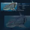 ElectricRC Animais Rc Barco Fist Simulação Navio Controlado por Rádio Animal Barco Elétrico Sem Fio Lancha de Alta Velocidade Mosasaurus Barco Brinquedo Ao Ar Livre Menino 231219