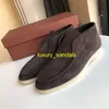 Otwarte spacer Chukka Boots Designer Loropinas Buty Loropinas Lefu Shoes Lp Nowe wysokie pluszowe i ciepłe buty wełniane męskie z prawdziwą skórą do swobodnego i wszechstronnego O HB8V