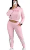 Tracce femminili con cappuccio con cappuccio pantaloni per le felpe outfit ploro outfit primaverili a maniche lunghe autunnali donne sportswar blodersprint jogging addestra