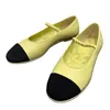 Klänningskor högkvalitativa kvinnors skor 2024 Spring Brand Ballet Shoes Round Head Design Women's Shoes Flat Casual Single Shoes 231219