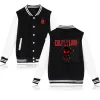 Hot Game Cult of the Lamb Baseball Jacket Women Men Bomber Jacket Ytterkläder Streetwear Hip Hop Baseball Uniform Harajuku Tops