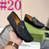 40MODEL Heren lederen designer loafers Merk mode luxe loafers voor mannen Klassieke Britse trend Ademende casual platte schoenen Rijden schoenen