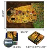 3D Puzzles Maxrend Jigsaw Puzzle 1000 dzieł dla dorosłych dzieła sztuki Klimt Kiss Environmental Paper Paper Pain Gift zabawka 231219