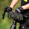 Rhinowalk Bike Bag Portable Handlebar Pannier Multi-purpose Large Capacity Backpack MTB Road Cycling Frame Tube Bag Elastic Band 231220