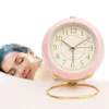 Home Living Room Decor Nordic Alarm Clock Electronic Cartoon Retro Mute Table Clocks Desktop Decoration Ornaments Night Light 231220