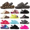 Puffer Chinelos Australianos Mulheres Wgg Austrália Chinelos Fofos Fur Slide Designer Chinelo Peludo Fluff Yeah Tazz Chinelos Slides Pantoufles Fur Luxury Sandal Zoom