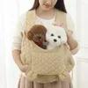 Hundeträger Haustier für kleine Hunde Winterkatze Taschen Rucksack Ausgehen Reisen Tragbare Sicherheitstasche Brust