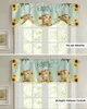 Vorhang Ostern Sonnenblume Fenster Wohnzimmer Küche Schrank Krawatte Volant Stangentasche