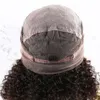 Parrucche piene in pizzo per donne nere 200 densità onda d'acqua ricci profondi capelli umani vergini brasiliani tessuto dritto Bob corto parte centrale pronto da indossare parrucca per principianti Bella Hair