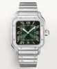 14 stijlen Bestverkopende nieuwste stijl herenhorloges Roségoud 39 MM groene wijzerplaat 2813 uurwerk Auto Datum Super kwaliteit mechanische automatische herenhorloges DE