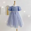 Mädchenkleider Königin Prinzessin Sonne Puffy Kleid Geburtstag Hochzeit elegante Kleider für Frauen Party Kinder Dressballkleid kleine Mädchen Kleidung Kleidung