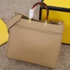 Sunshine Top Handle Gym Totes Bag Luxury äkta läder Kvinnor Fashion Clutch Bag Designer Handväskor Kors Kroppsresor Män axel Shopper Väskor