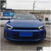 Fari per auto Fari per styling auto Accessori per l'illuminazione Streamer dinamico Indicatori di direzione Luce di marcia diurna a LED per Vw Scirocco Head Dhrdb