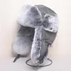 BERET UNISEX VERO REX FUR BOMBER HACK USHANKA TOPPER RUSSO UOMINI DONNE DONNA TAPPATO DELLA SCAGLIE DI MEGNO DI MEATURA CALDO