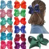 6 Zoll Mädchen Bögen Haarnadeln 40 Farbe Kinder Band Bögen Prinzessin Haarspange Boutique Kinder Geburtstag Party Zubehör Z6184