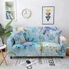 Elastisk soffa täcker färgglada blommatryck stretch soffa för vardagsrummet modern soffa sits täcke soffa slipcover 1-4 sits 231220