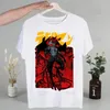 Men's T Shirts Devilman Debiruman Anime Devil Man Shirt Men Retro Washed Tops Tees Harajuku Tshirt Streetwear Hip Hop Male T-shirts